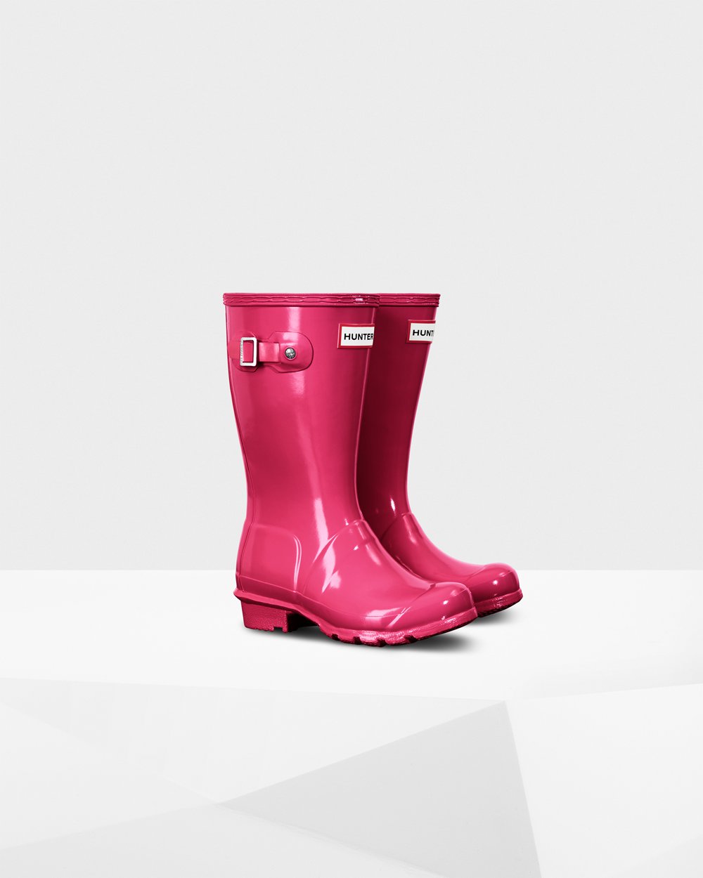 Botas De Agua Hunter Niños Original Big Gloss - Rosas Claro - Argentina 7562TRQJV